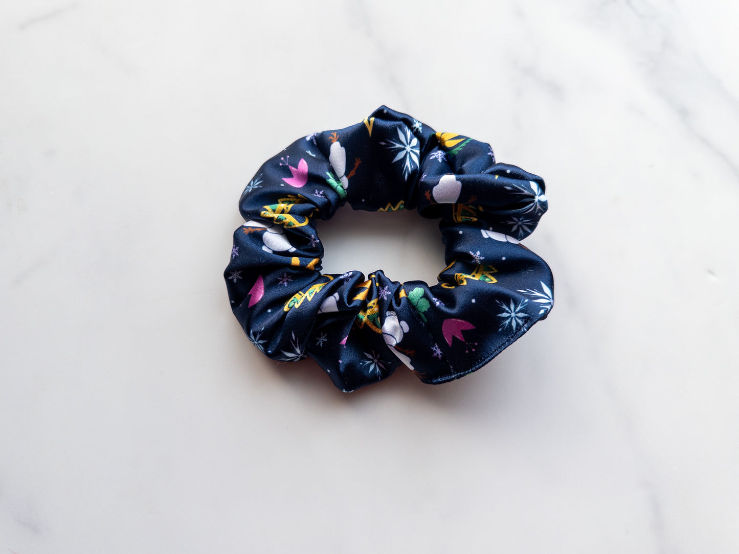 Satin Into The Unknown Scrunchie