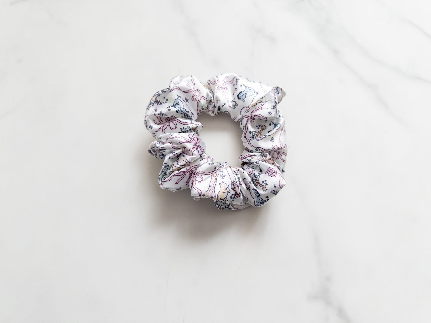 Satin Hundred Acre Springtime Scrunchie