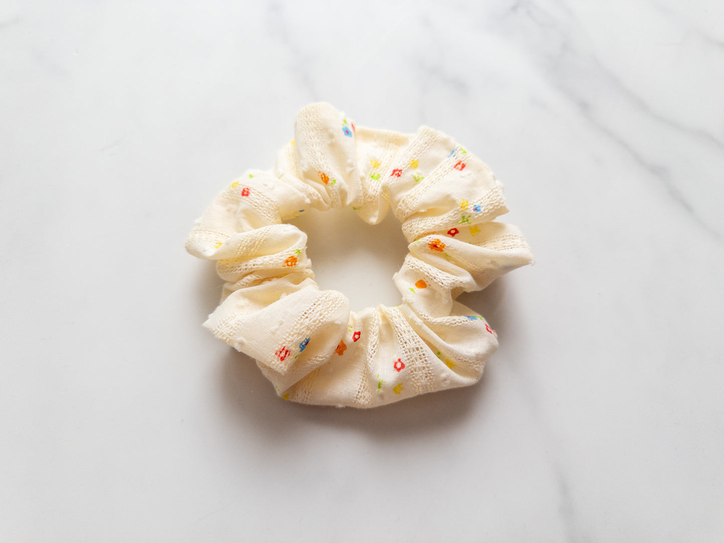 Rainbow Bouquet Scrunchie