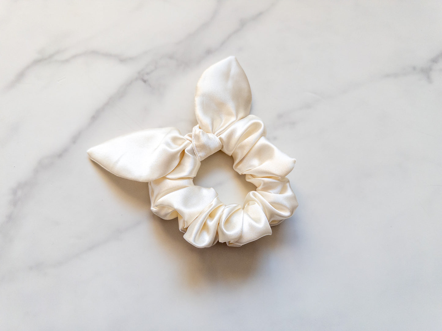 Solid Satin Bow Scrunchie (4 colors available!)