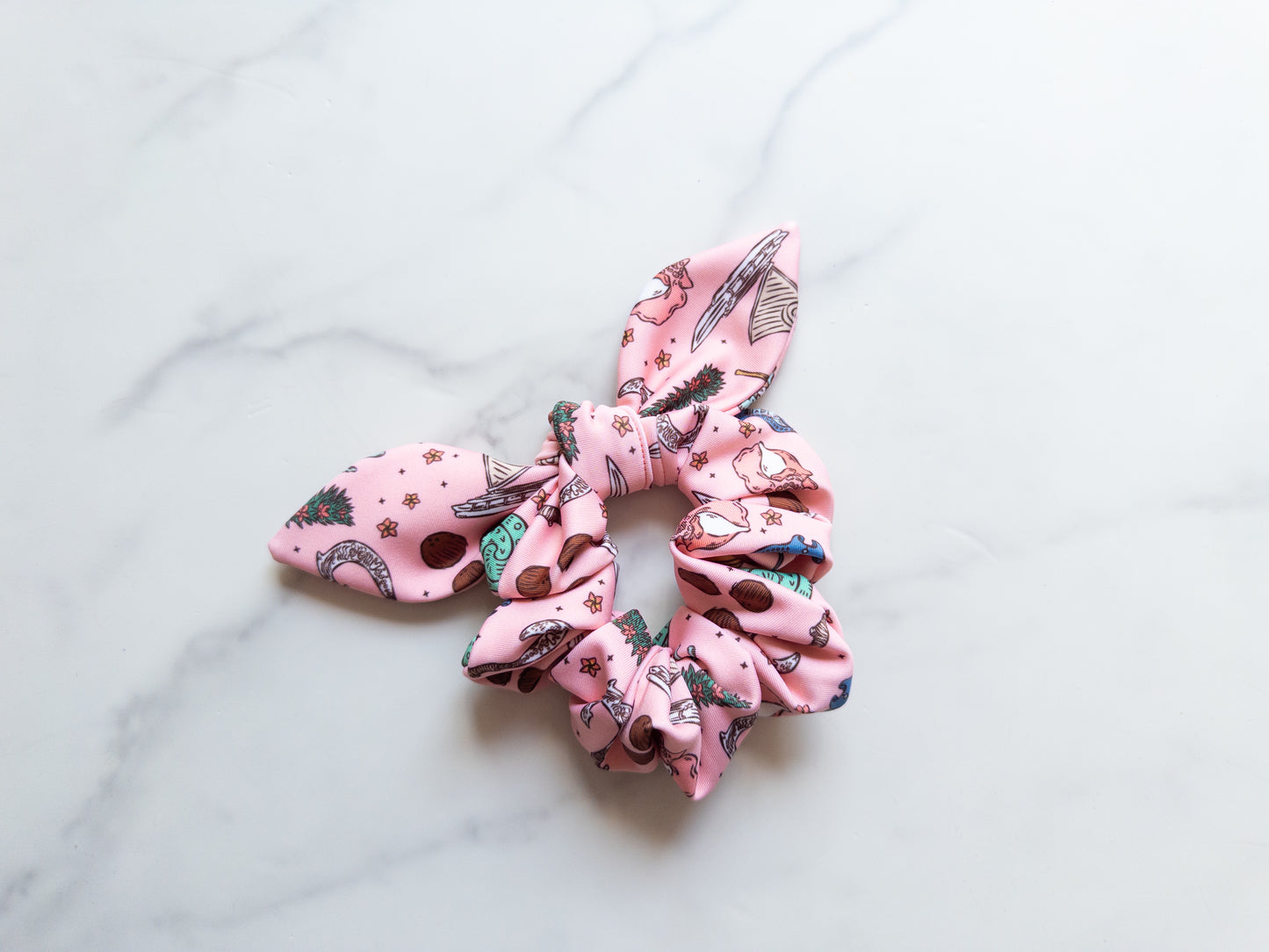 Swim Where You Are Bow Scrunchie