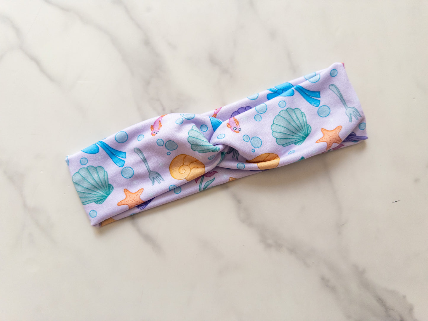 Life Is The Bubbles Stretch Twist Headband