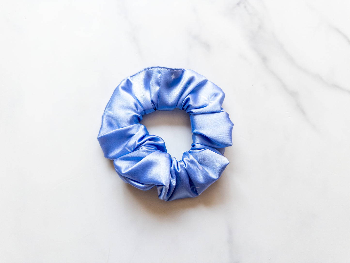 Satin Miracles Take A Little Time Scrunchie