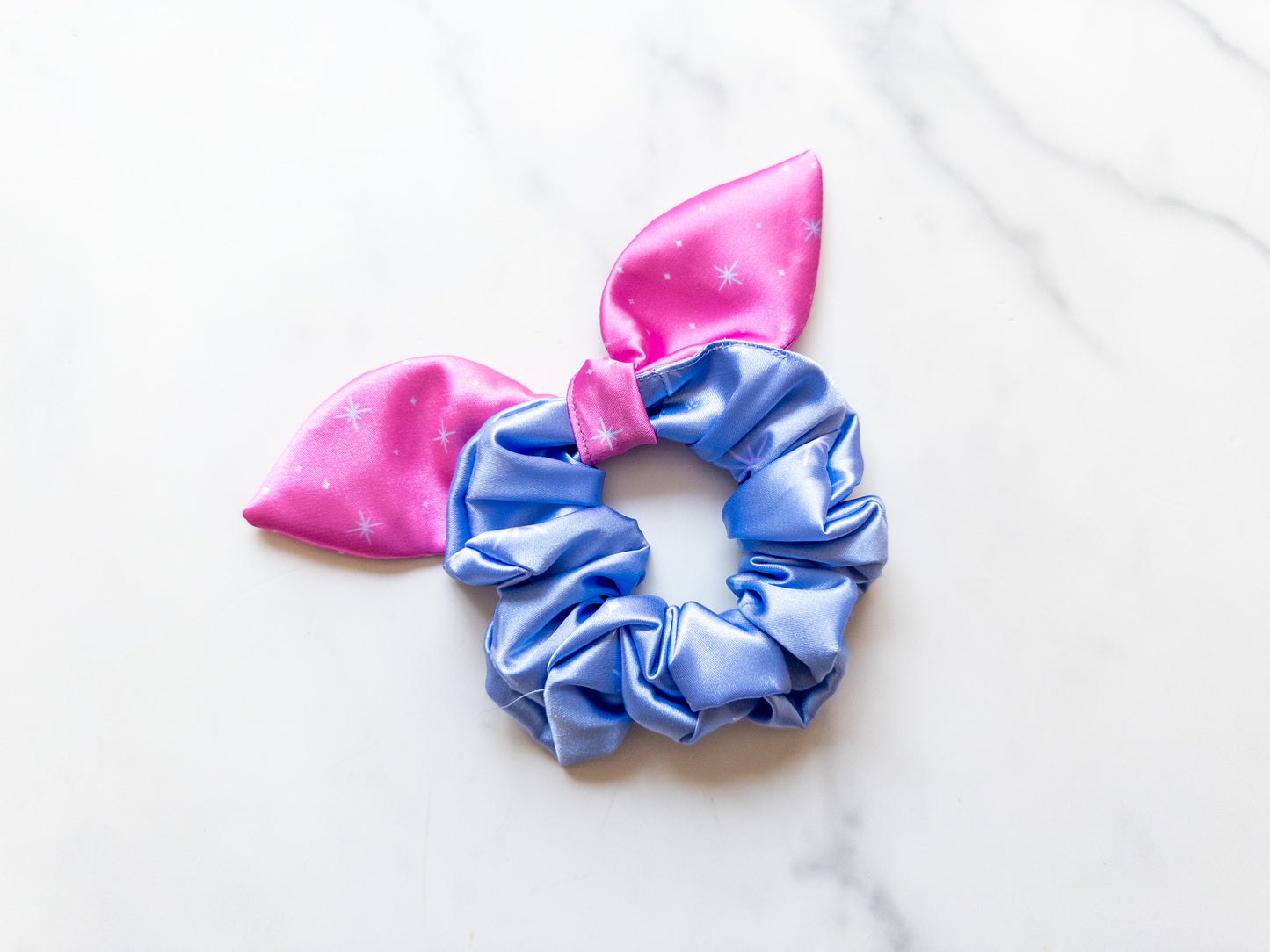 Satin Miracles Take A Little Time Bow Scrunchie
