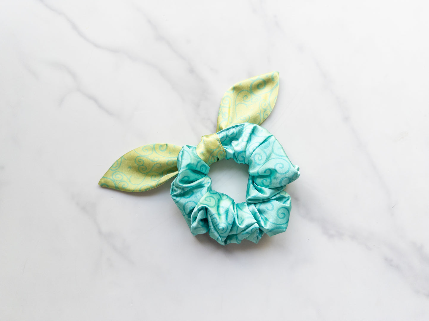 Satin Stepsisters Bow Scrunchie