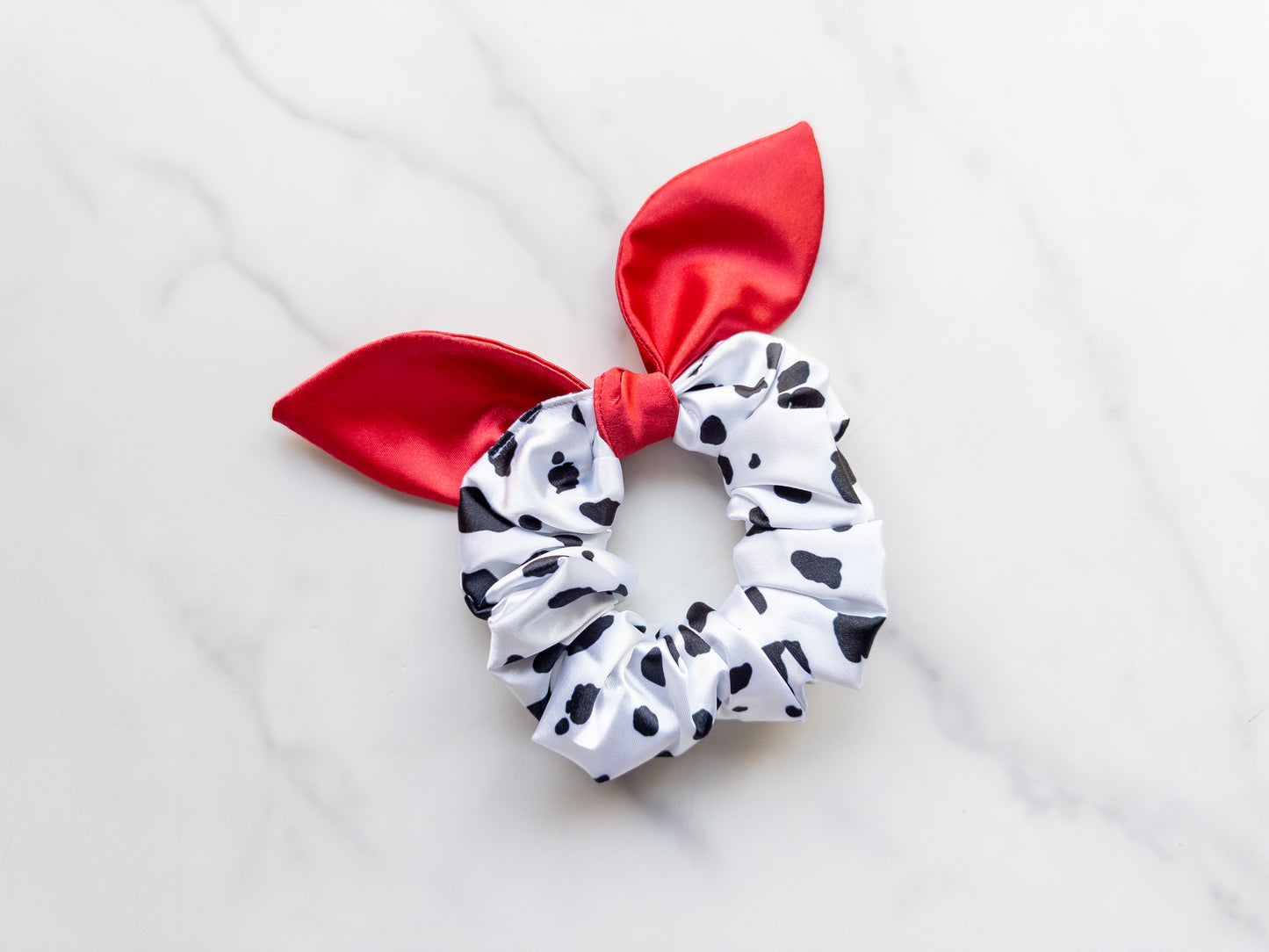 Satin Puppies! Bow Scrunchie