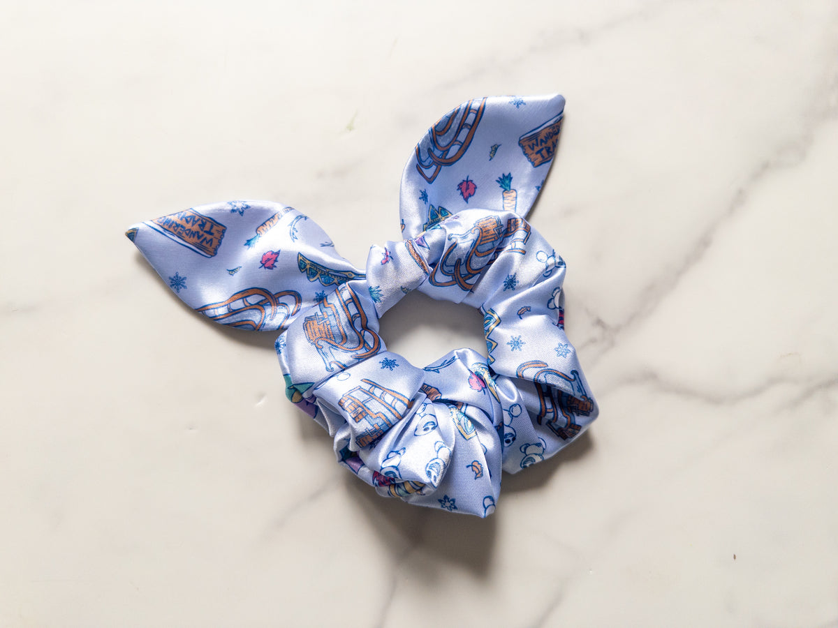 Satin First Time In Forever Bow Scrunchie