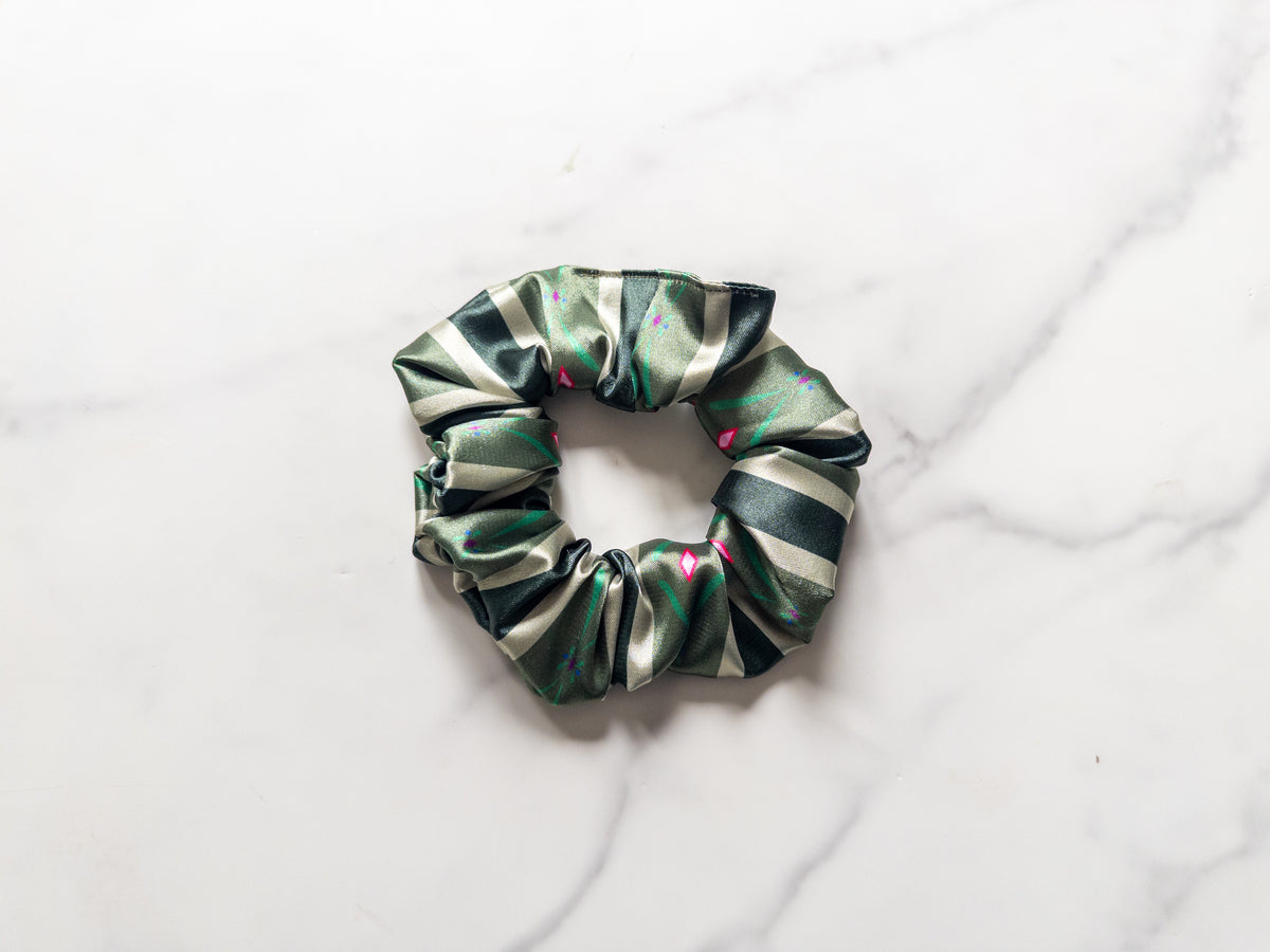Satin Coronation Day Scrunchie