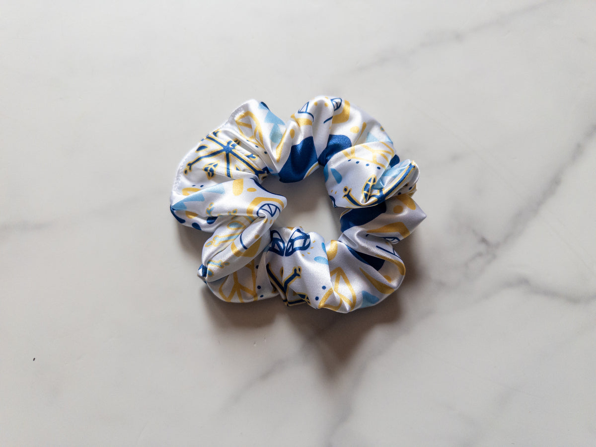 Satin Wild & Merry Scrunchie