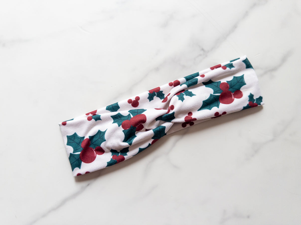 Holly Jolly Stretch Twist Headband