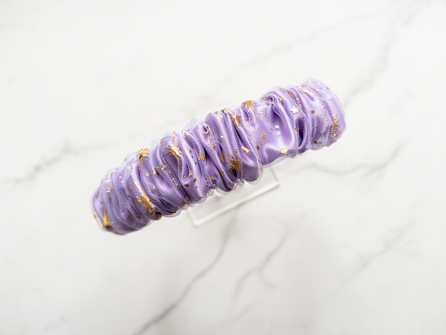 Gold Pixie Dust Scrunchie Headband