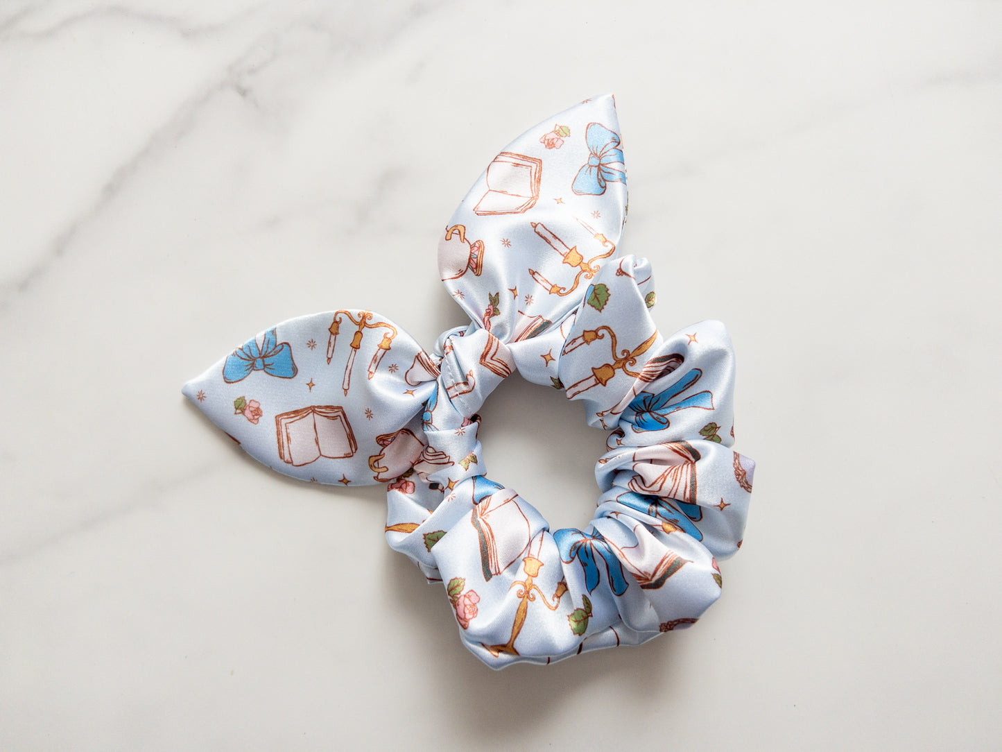 Satin Great Wide Somewhere Bow Scrunchie