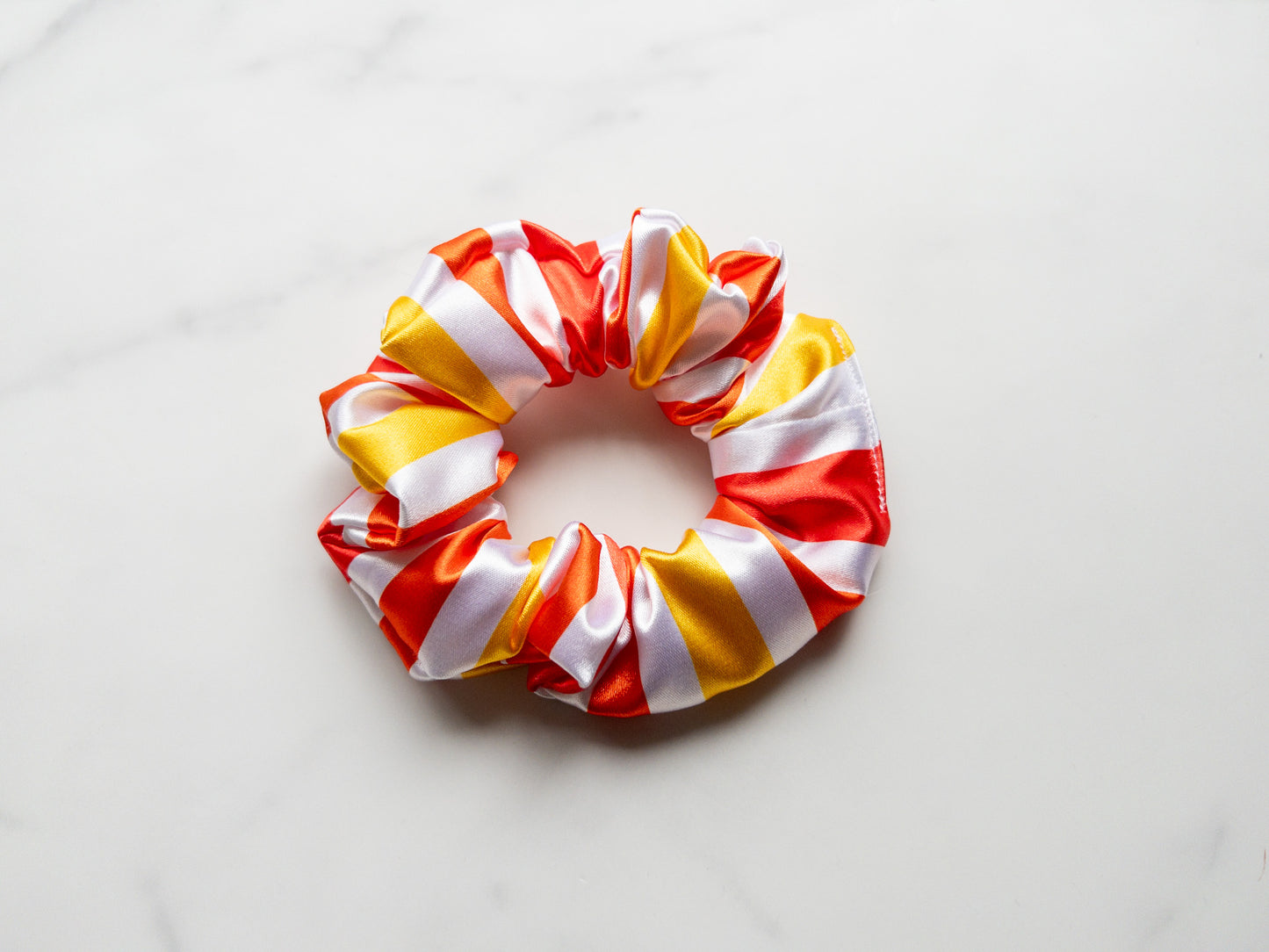 Satin Jolly Holiday Scrunchie