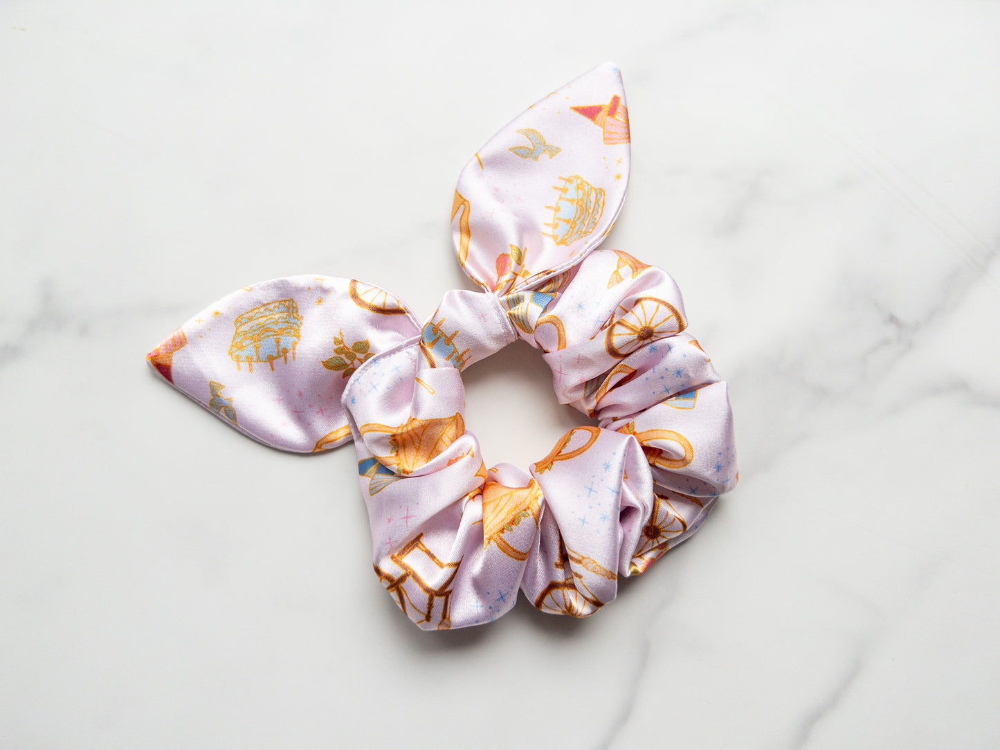 Satin Hail To The Princess Bow Scrunchie