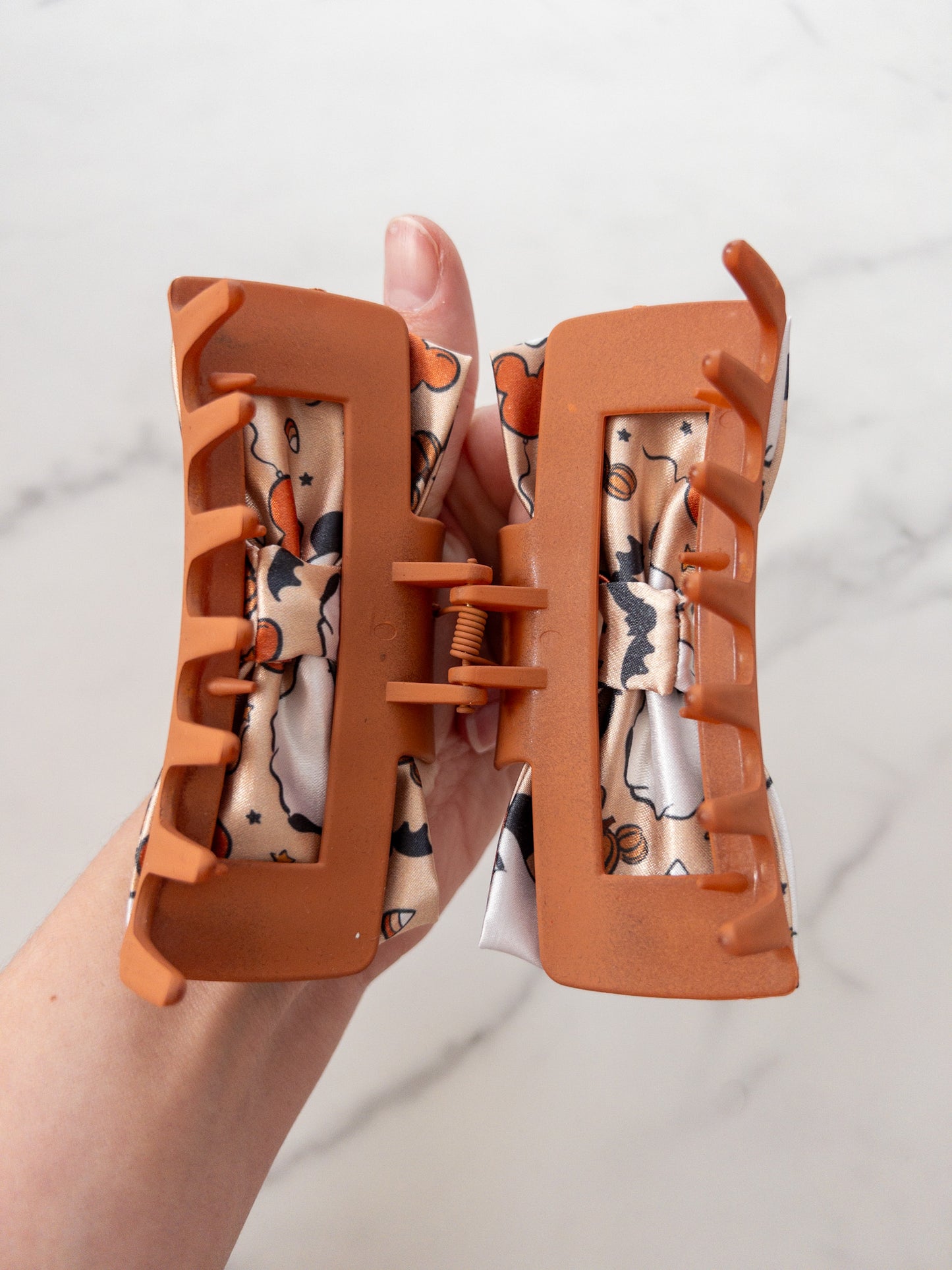 Main St. Trick Or Treat Satin Bow Claw Clip