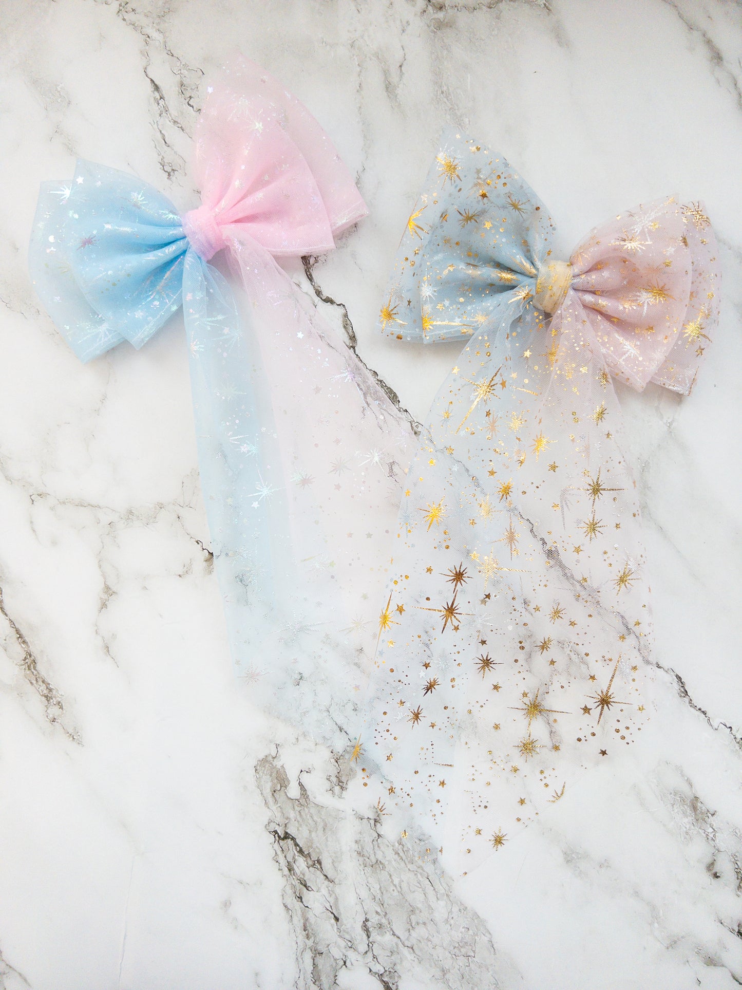 Make It Pink, Make It Blue Pixie Dust Hair Bow