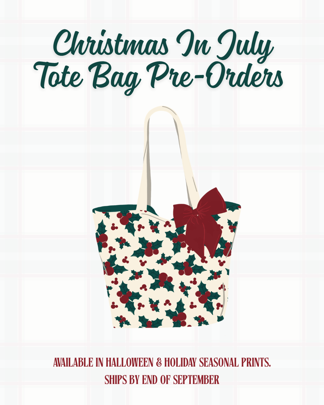 The GC Tote Bag (CHRISTMAS IN JULY PRE-ORDER)