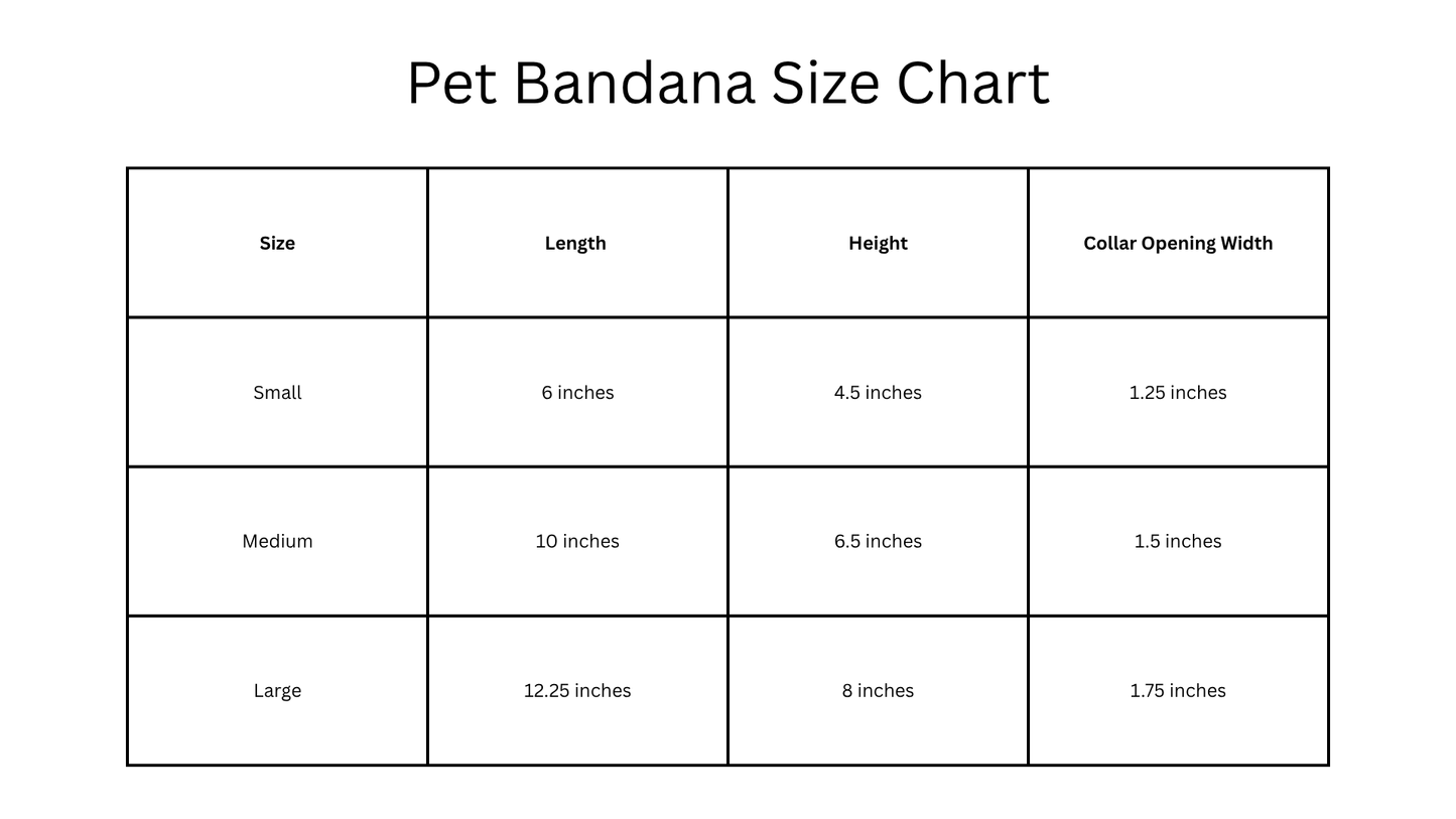 The GC Pet Bandana (PRE-ORDER)