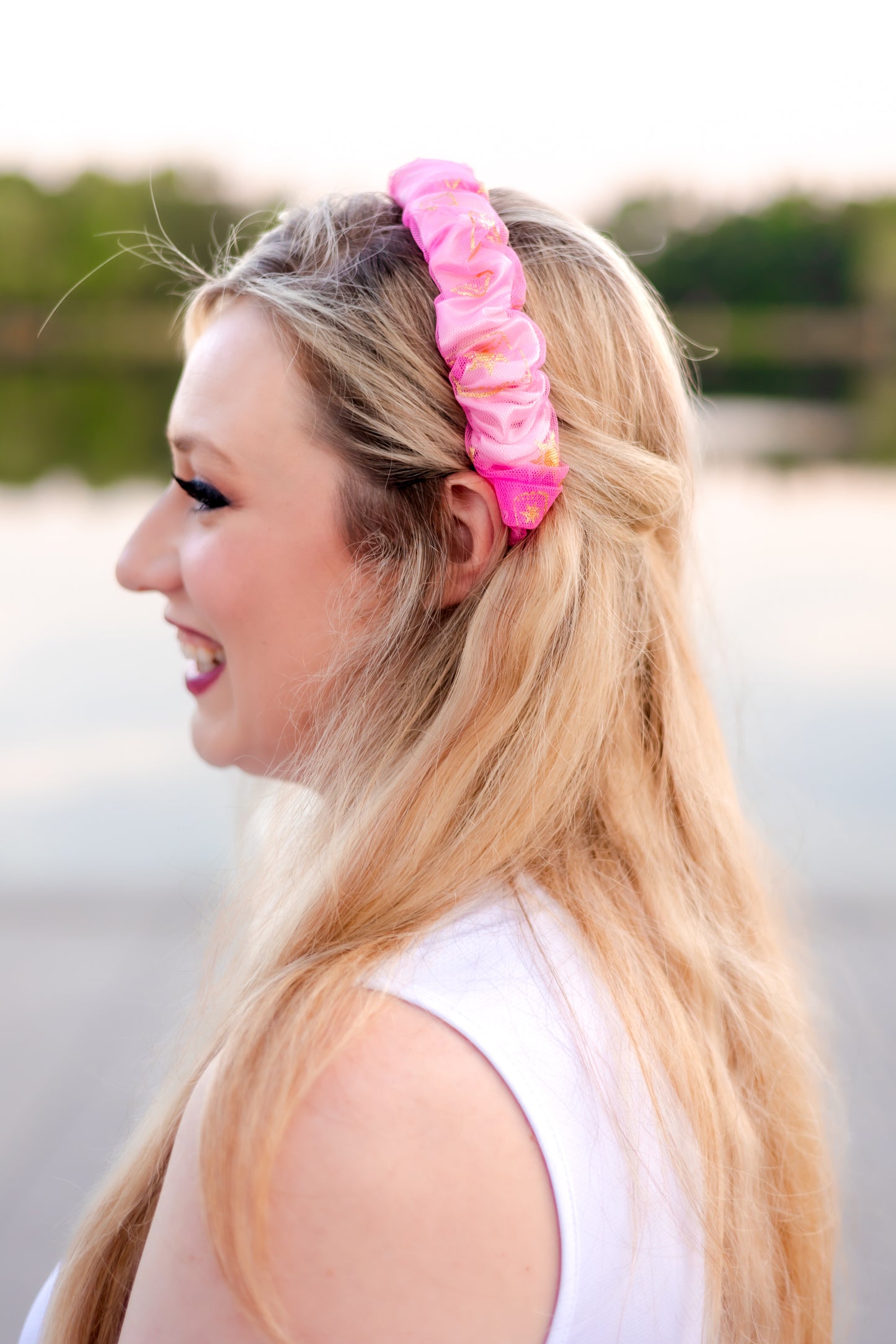 Lanterns Tulle Scrunchie Headband