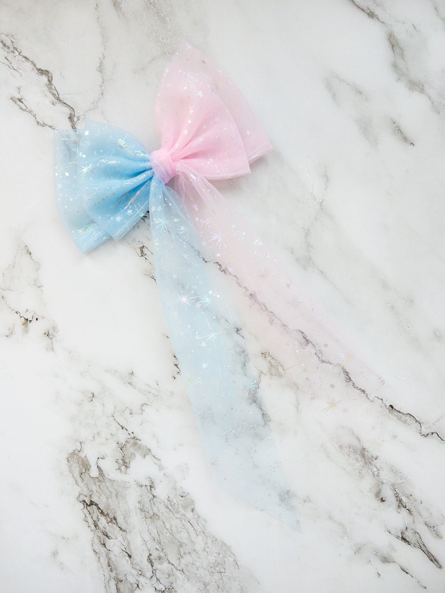 Make It Pink, Make It Blue Pixie Dust Hair Bow