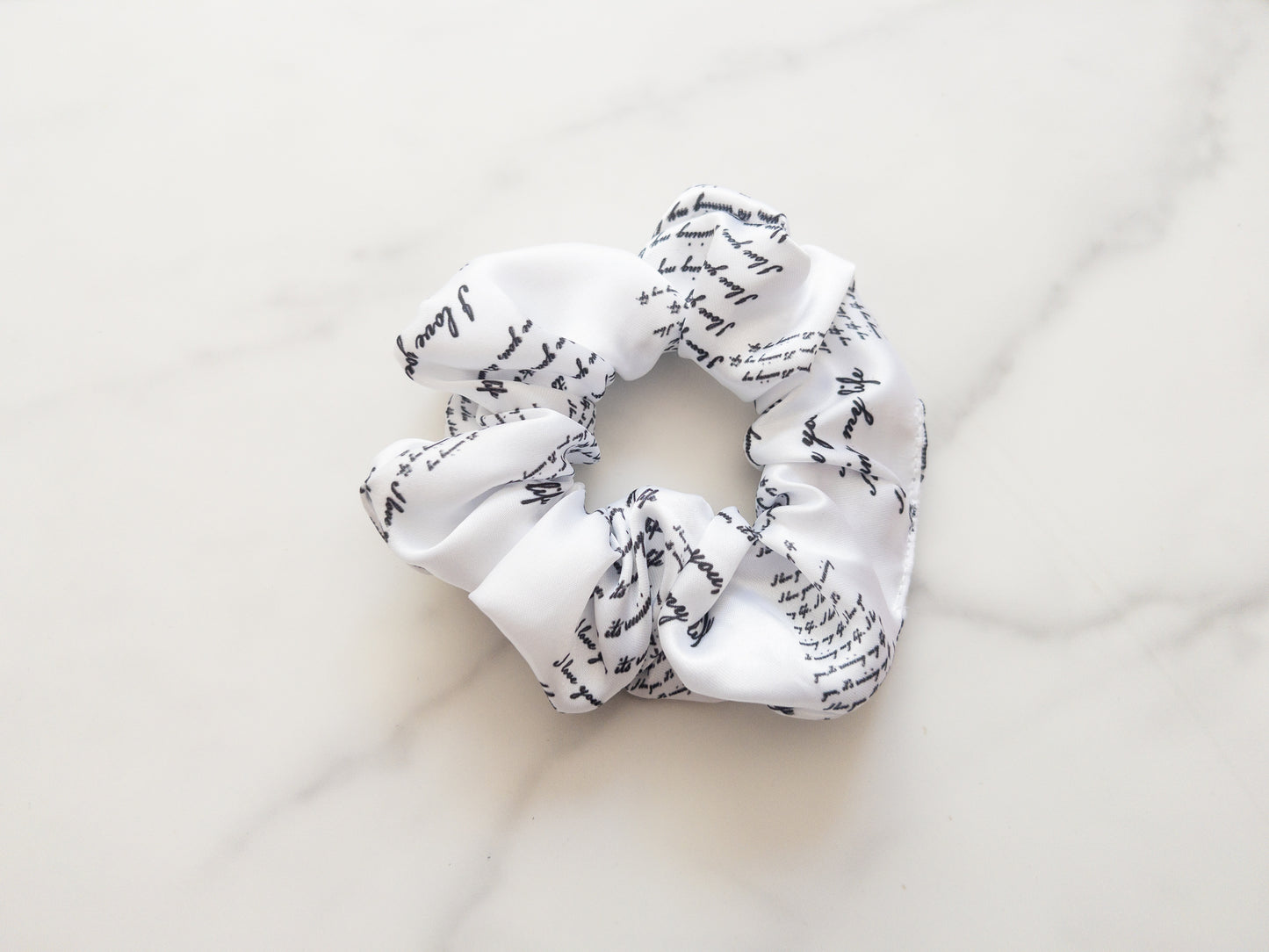 Satin Poets Scrunchie