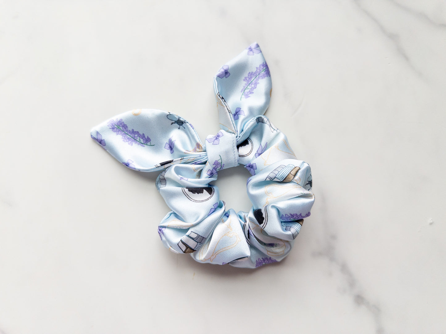 Satin Regency Romance Bow Scrunchie