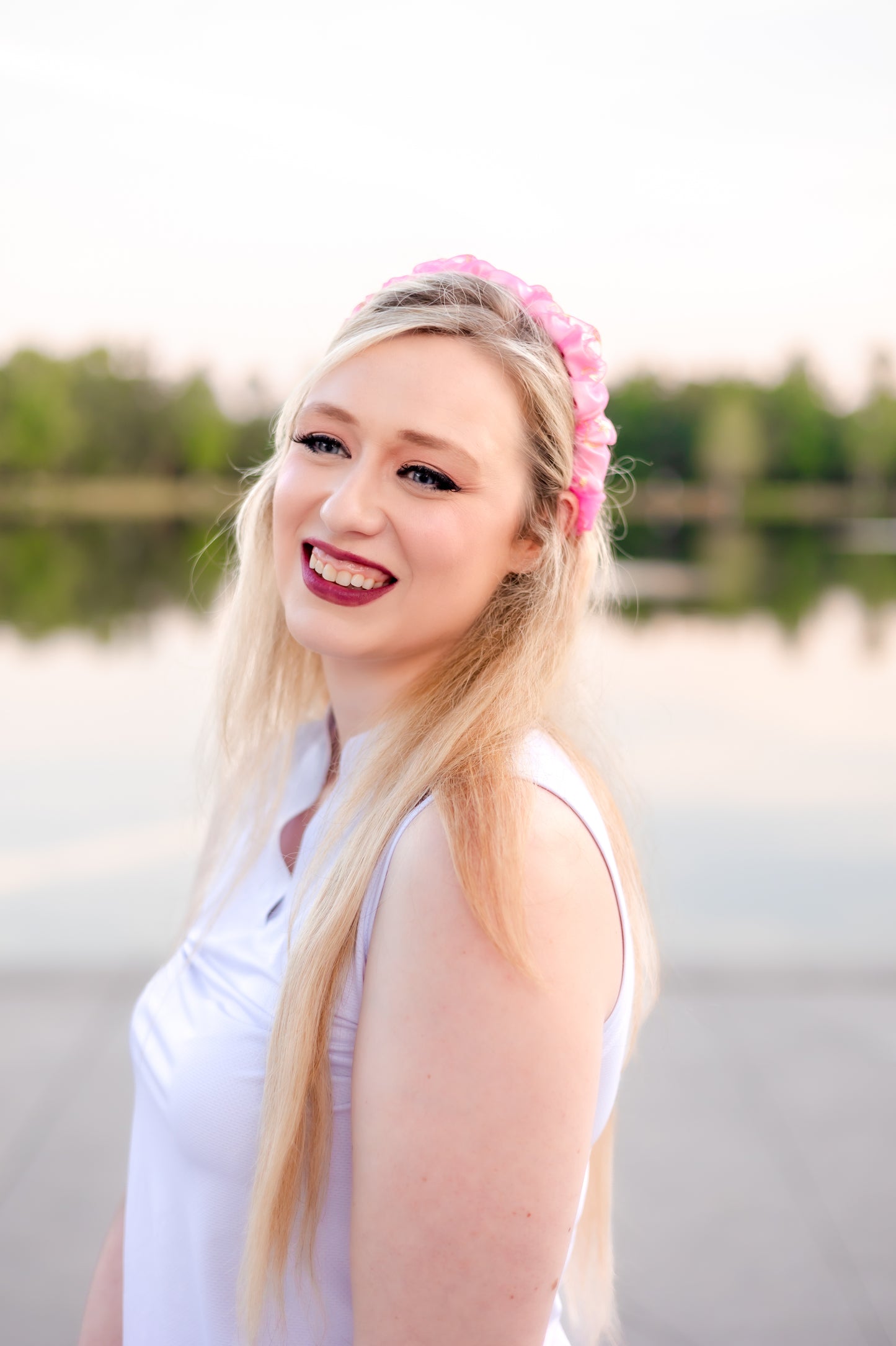 Lanterns Tulle Scrunchie Headband