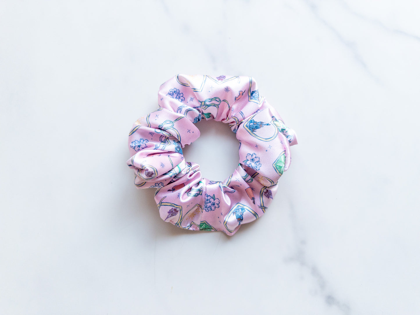 Satin Princess Lockets Scrunchie