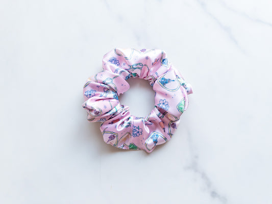 Satin Princess Lockets Scrunchie