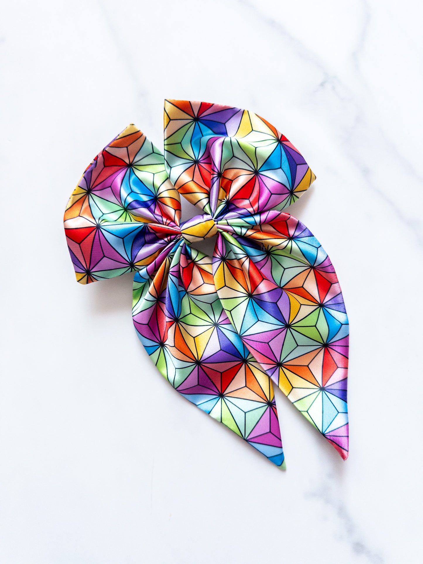 Rainbow Earth Noelle Bow