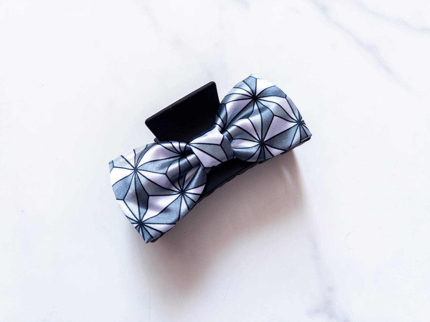 Miraculous Earth Satin Bow Claw Clip