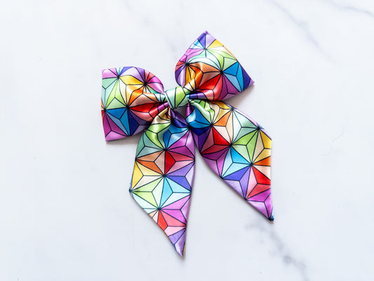 Satin Rainbow Earth Clara Bow