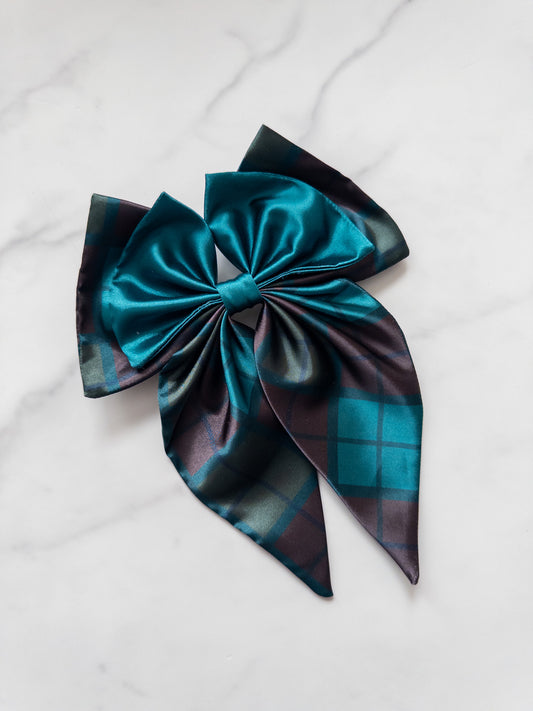 Fated Plaid Eloise Bow