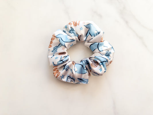 Satin Welcome to NY Scrunchie