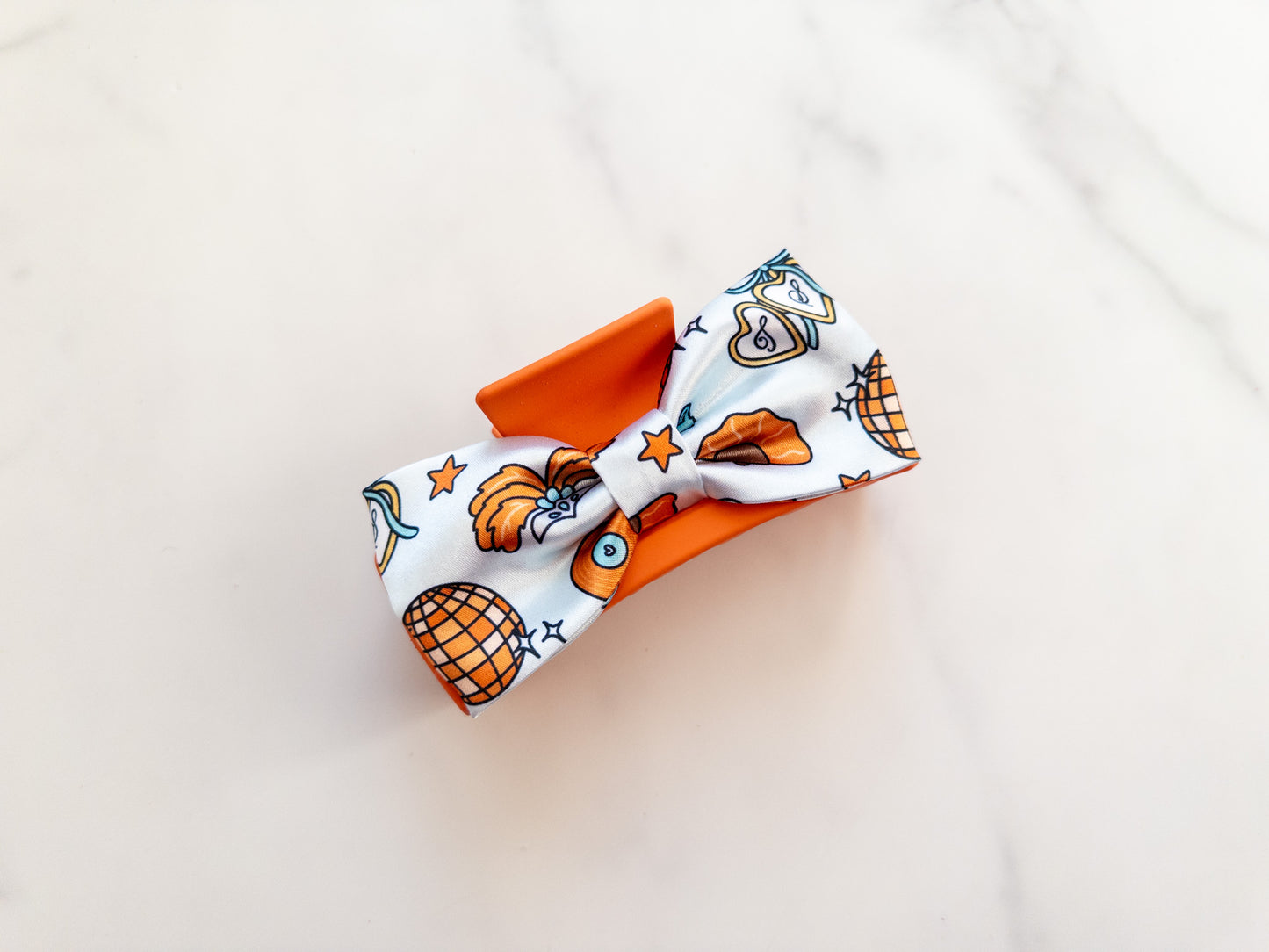 Sequins Are Forever Satin Bow Claw Clip