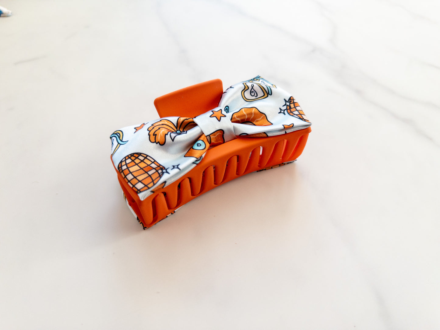 Sequins Are Forever Satin Bow Claw Clip