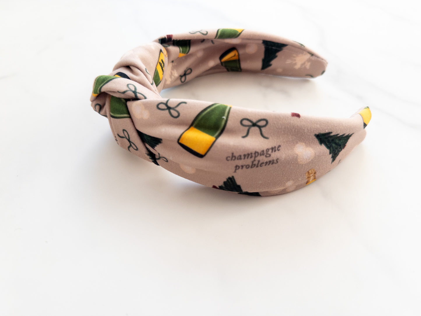 Bubbly Problems Top Knot Headband