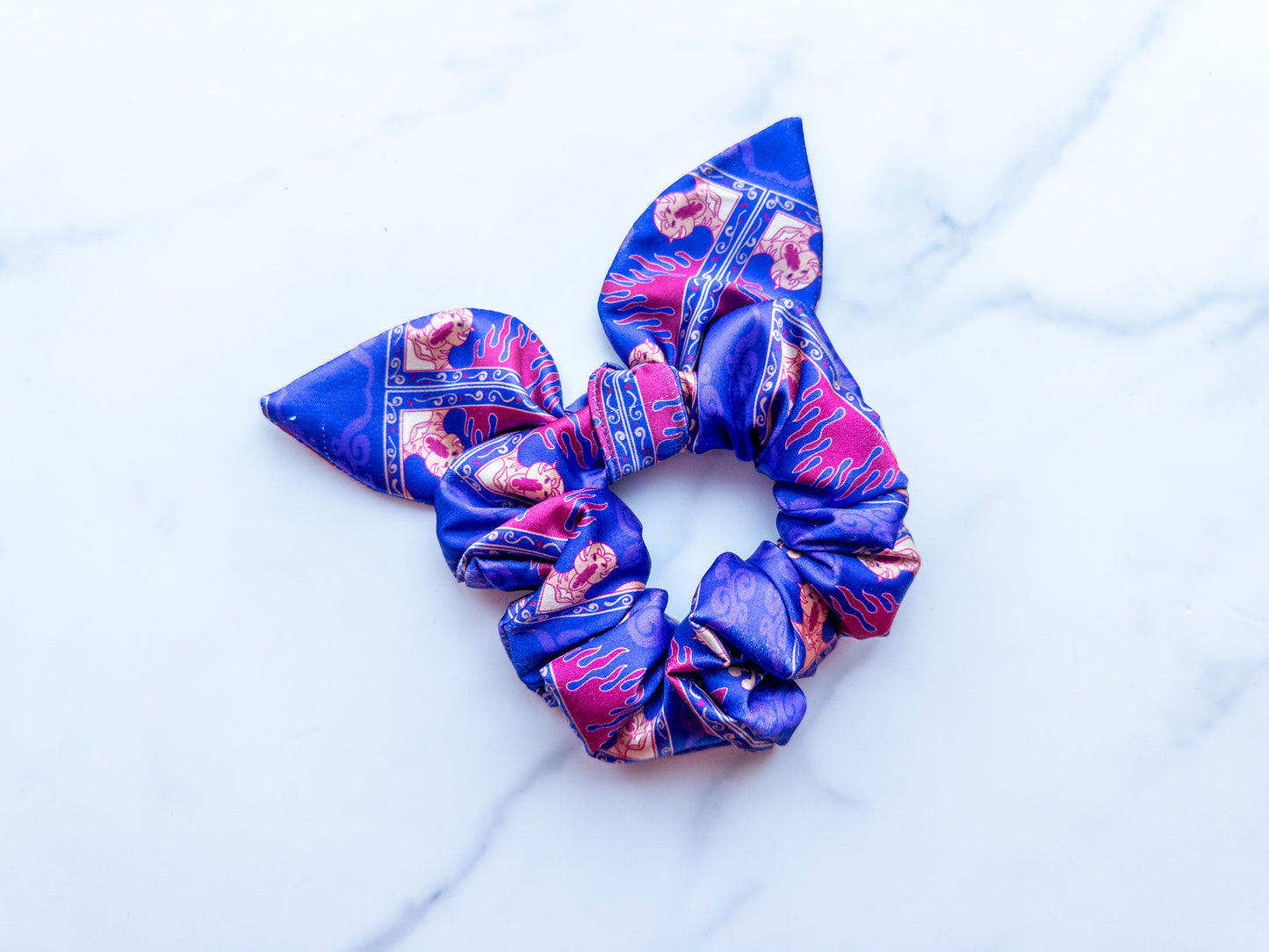 Satin Carpet Of Wonder Bow Scrunchie