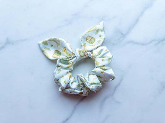 Satin Down The Bayou Bow Scrunchie