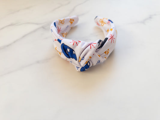 Sorcerer Mouse Magic Top Knot Headband