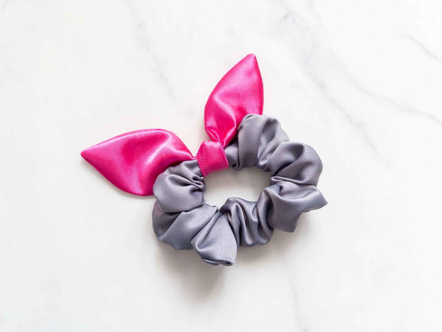 Satin Hundred Acre Friends Bow Scrunchie