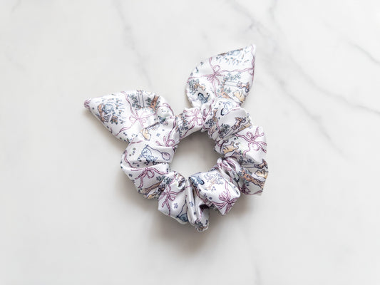 Satin Hundred Acre Springtime Bow Scrunchie