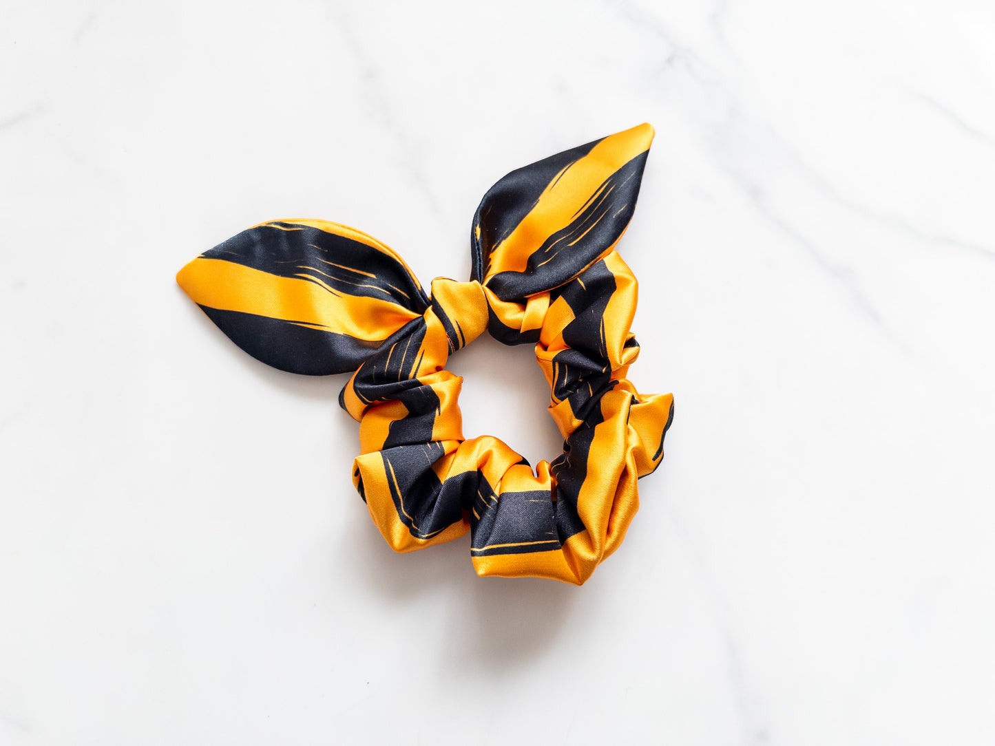 Satin Hundred Acre Friends Bow Scrunchie