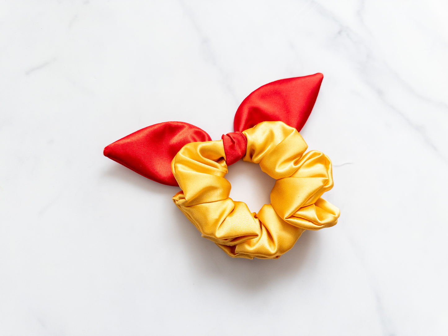 Satin Hundred Acre Friends Bow Scrunchie