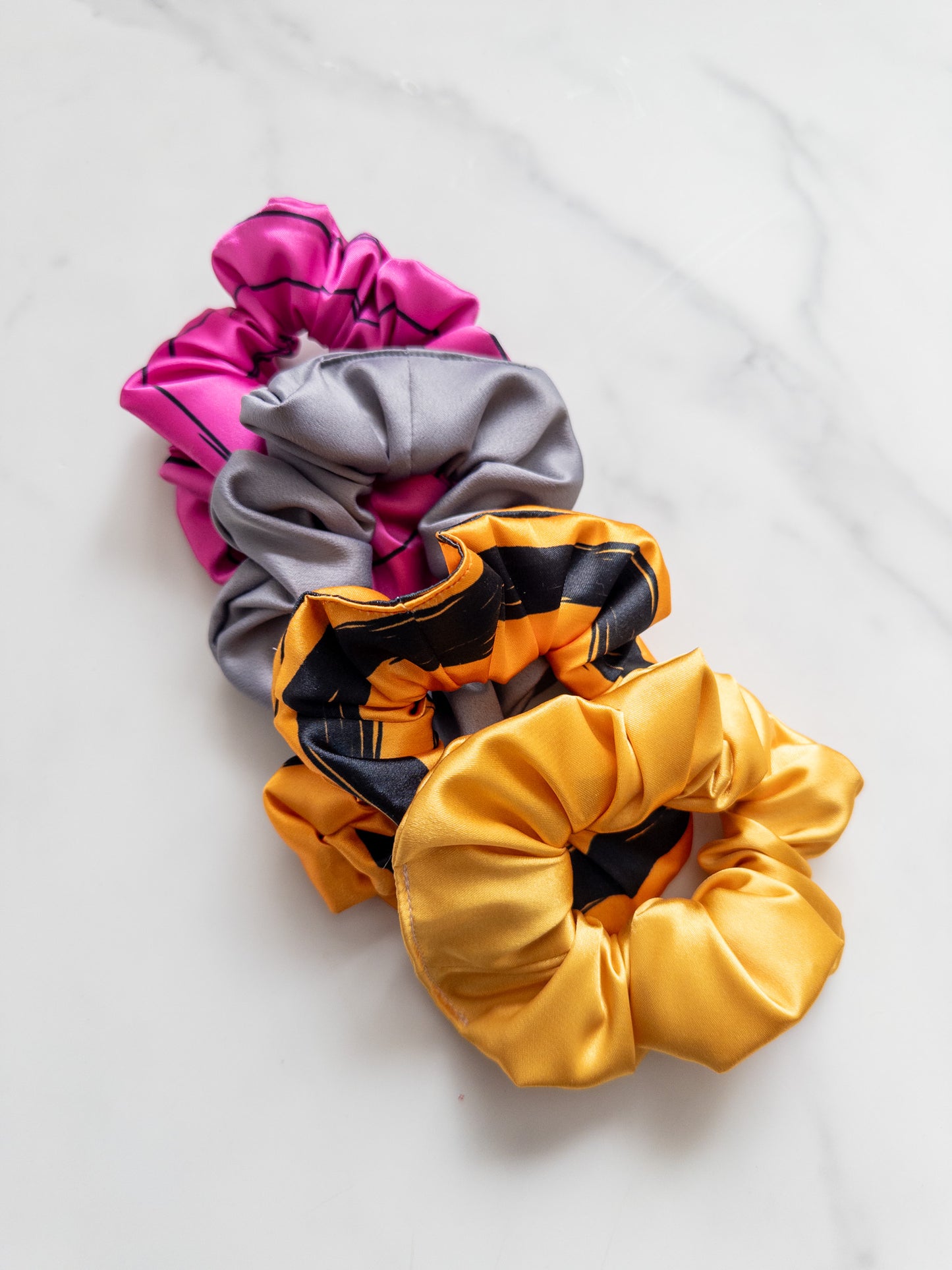 Satin Hundred Acre Friends Scrunchie