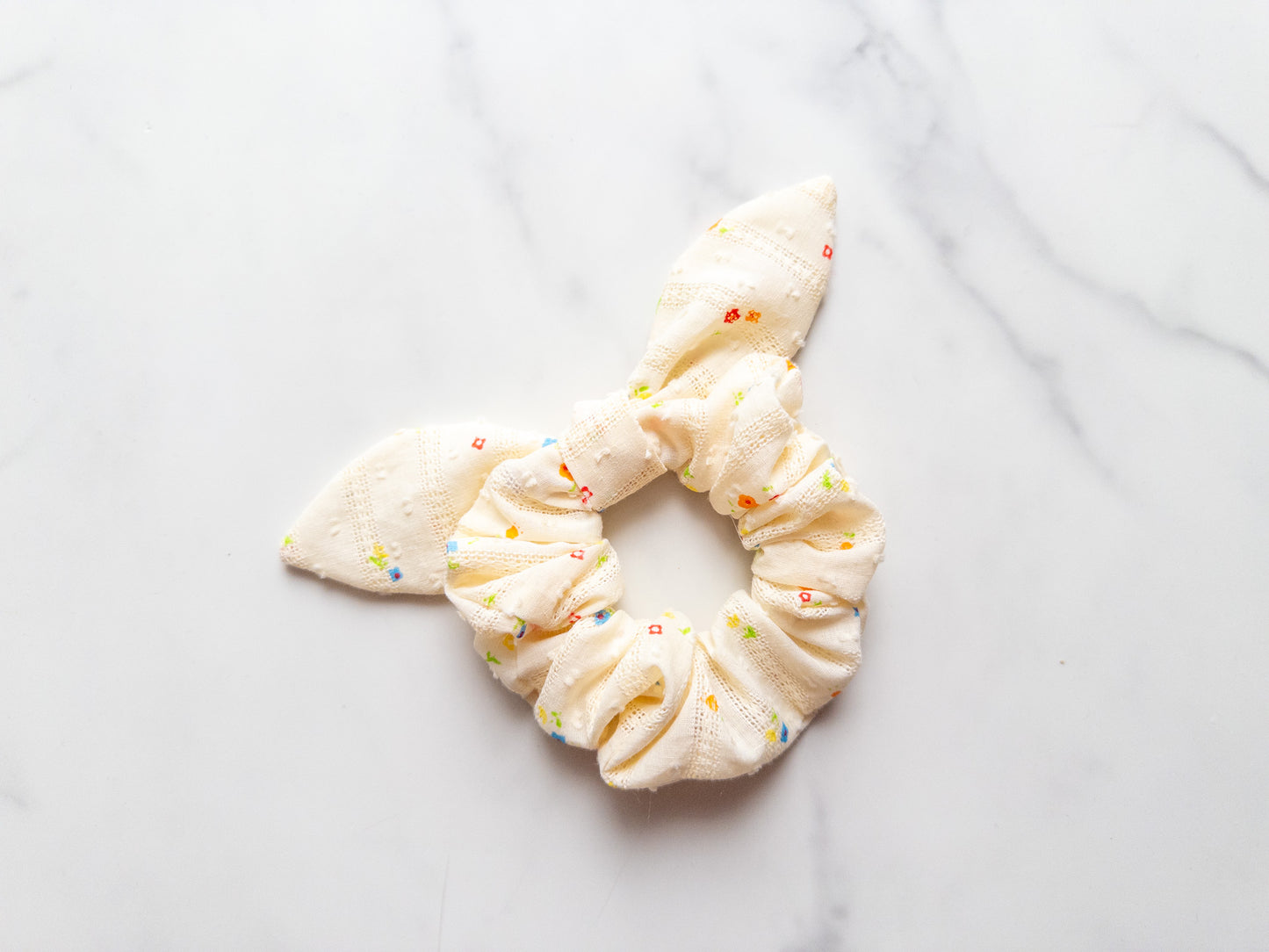 Rainbow Bouquet Bow Scrunchie