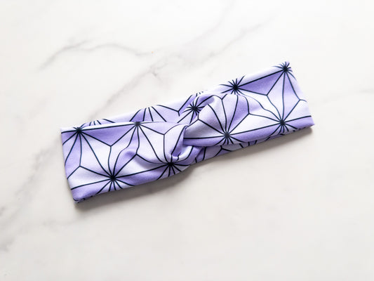 Lavender Earth Stretch Twist Headband