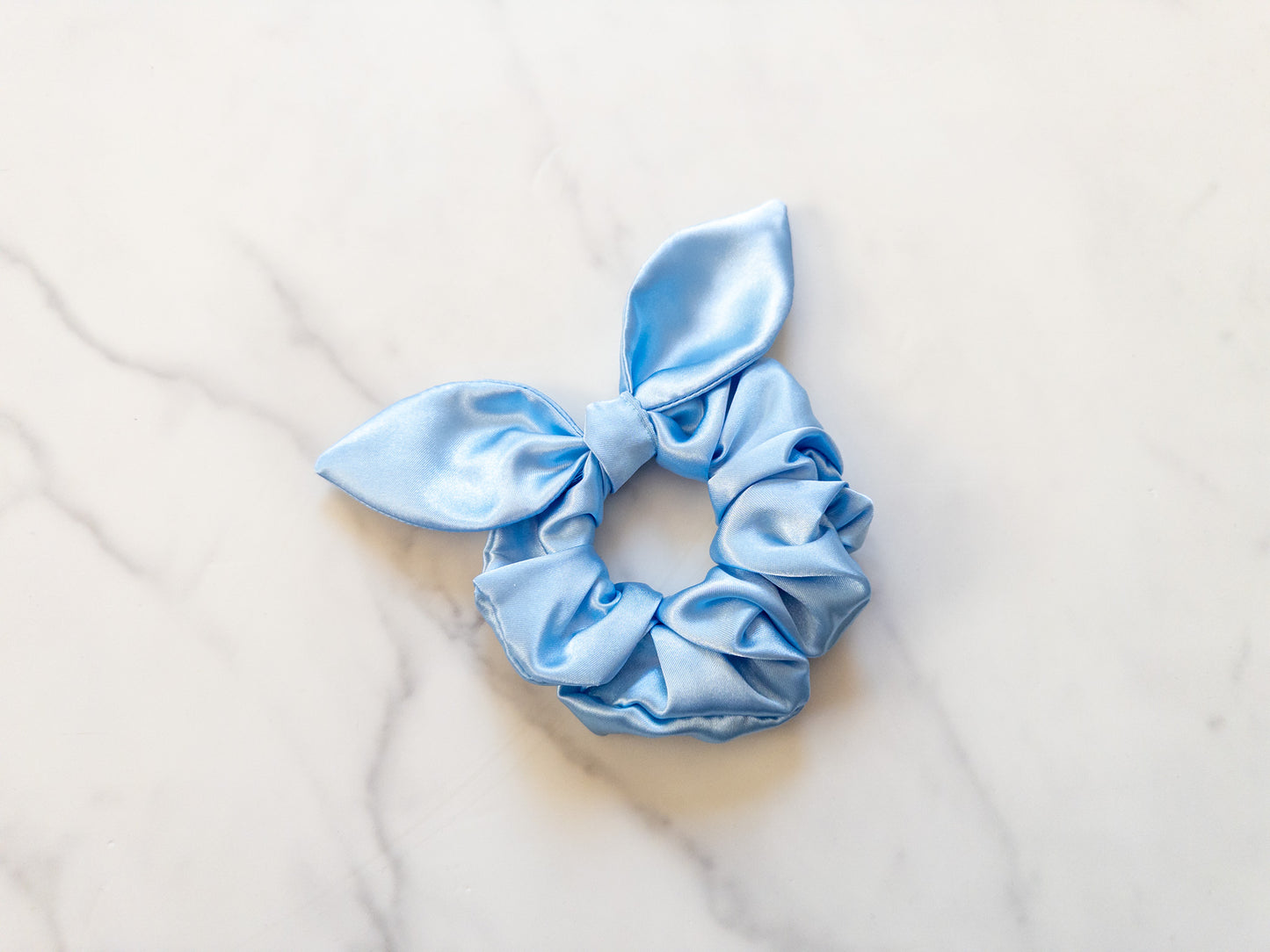 Solid Satin Bow Scrunchie (4 colors available!)