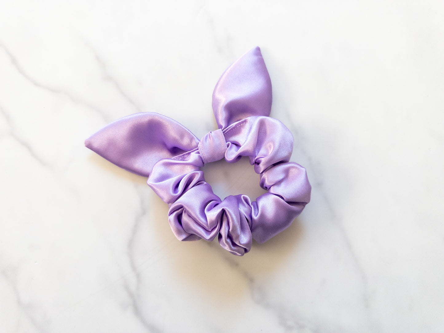 Solid Satin Bow Scrunchie (4 colors available!)