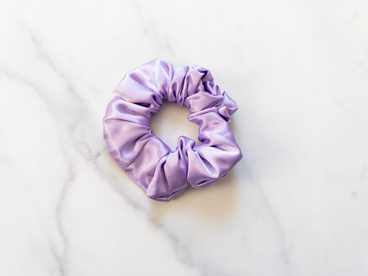 Solid Satin Scrunchie (2 colors available!)